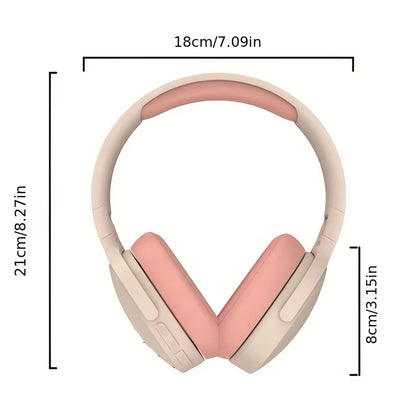 Wireless Headset Headphone Stereo Noise Cancelling Stereo Sports Gaming Headset Foldable Headphones Gifts for Friends Music