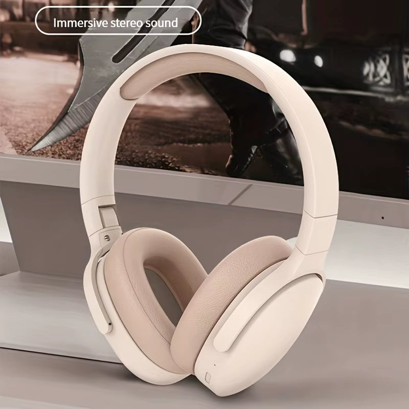 Wireless Headset Headphone Stereo Noise Cancelling Stereo Sports Gaming Headset Foldable Headphones Gifts for Friends Music