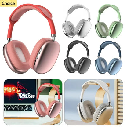 P9 Headphone Gaming Headset with Mic Gaming Headphones Stereo Wireless Headset Bluetooth Earphones for Laptop Apple Iphone