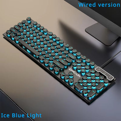 Wired Keyboard Mechanical Feel E-Sports 104 Keys Usb Wired Gaming Mouse Wired Keyboard Pc Gamer Accessories for Laptop Gift