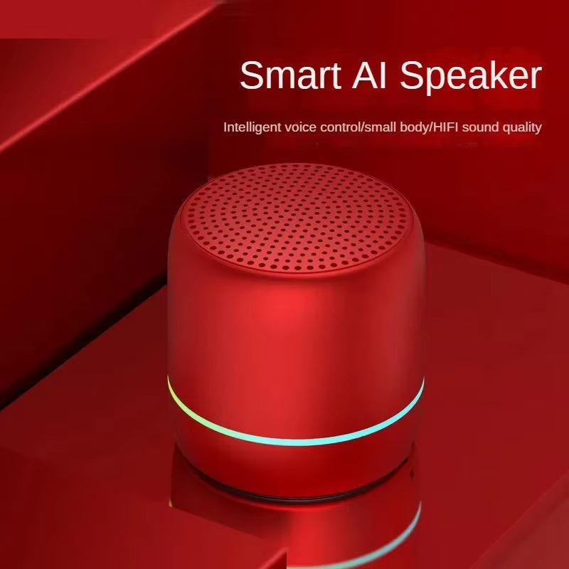 Wireless Bluetooth Speaker AI Intelligent Voice Control Mini Speaker Portable Subwoofer Outdoor Mini Subwoofer Speakers