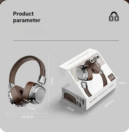 Drahtlose Retro-Bluetooth-5.3-Stereo-Headsets mit Faltfunktion