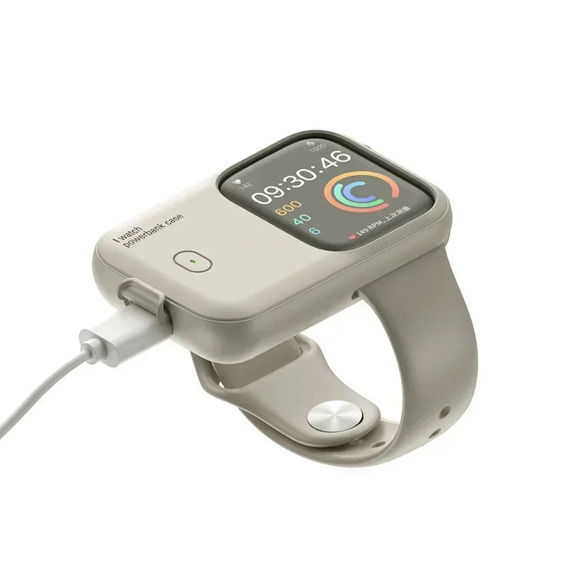 Wearable Wireless Charging Bank For Apple Watch, S9 44mm 45mm 49mm