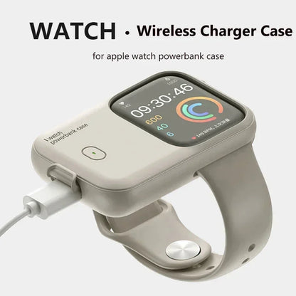 Wearable Wireless Charging Bank For Apple Watch, S9 44mm 45mm 49mm