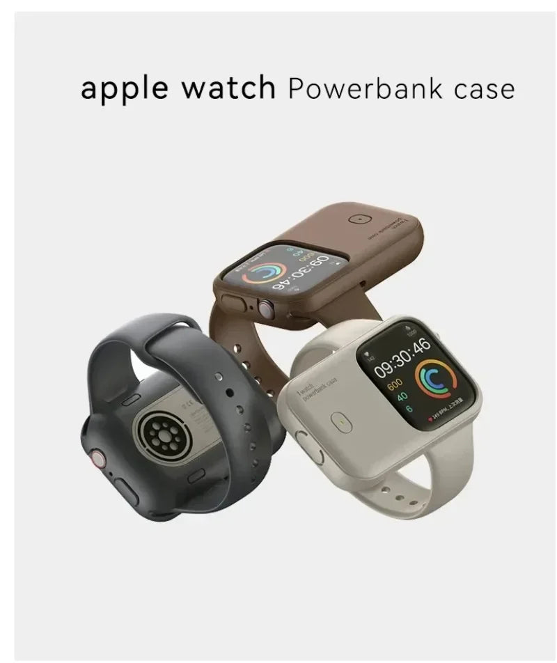 Wearable Wireless Charging Bank For Apple Watch, S9 44mm 45mm 49mm