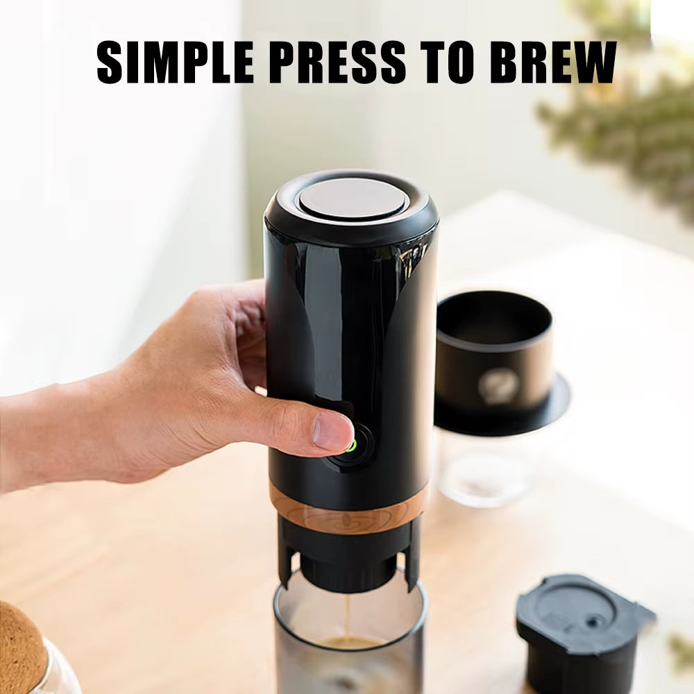 Portable Coffee Machine for Car Expresso Maker Nespresso Dolcegusto Capsule Espresso Machine Coffee Powder for Travel and Picnic