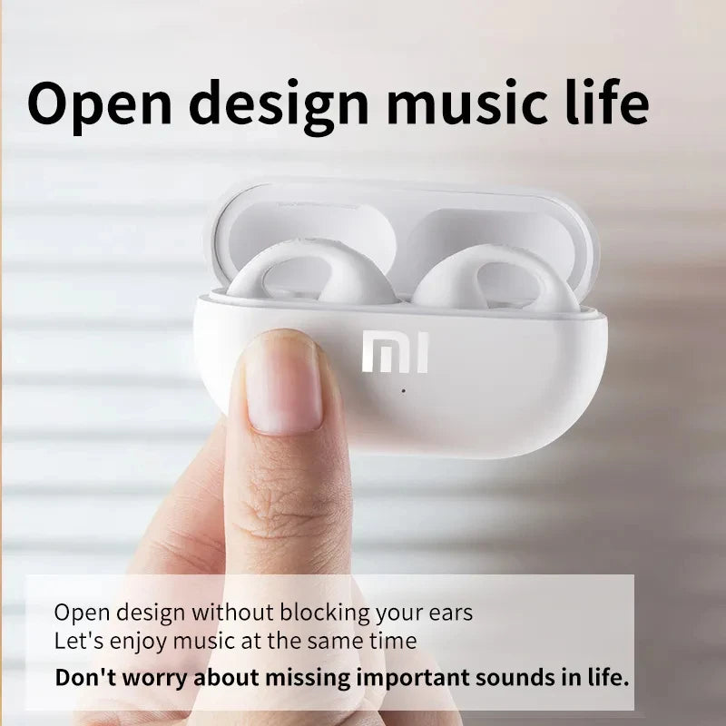 Xiaomi Bluetooth Earphones Wireless Headset Ear Clip Bone Conduction Mini Sports Earbuds TWS Waterproof Portability Headphones